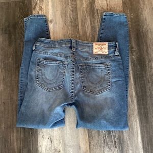 True Religion Halle midrise skinny sz 31
